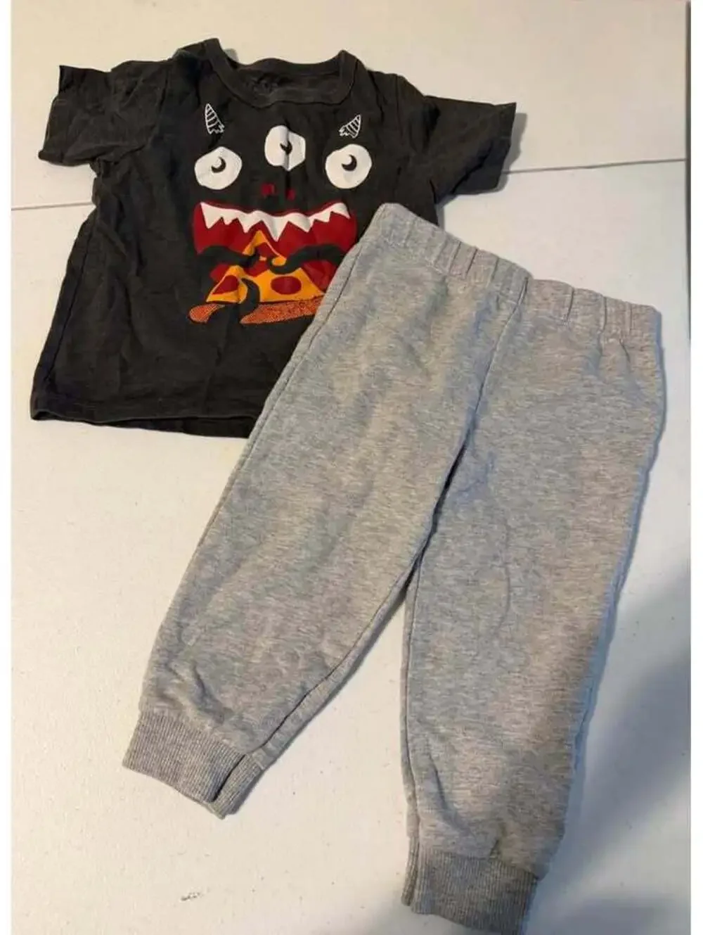 The Children's Place & Carter's 24M Monster T-Shirt and Joggers Set